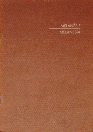 First  cover of '20 OEUVRES D'ART MELANESIEN/ 20 MELANESIAN WORKS OF ART. UNE EXPOSITION.'