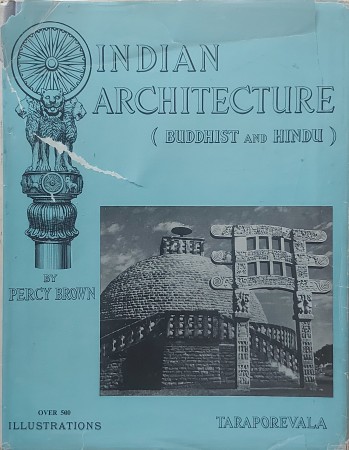 First  cover of 'INDIAN ARCHITECTURE (BUDDHIST AND HINDU PERIODS).'