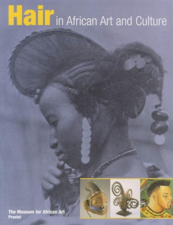 First  cover of 'HAIR IN AFRICAN ART AND CULTURE.'