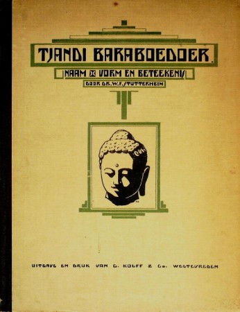 First  cover of 'TJANDI BARA-BOEDOER. NAAM, VORM, BETEEKENIS.'