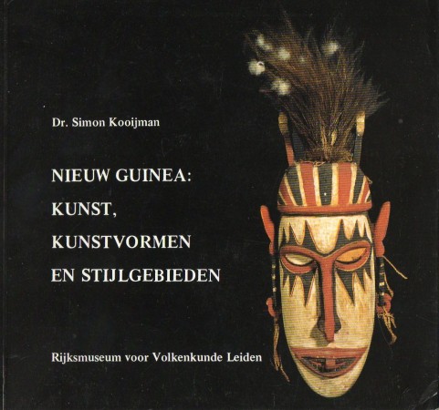 First  cover of 'NIEUW GUINEA: KUNST, KUNSTVORMEN EN STIJLGEBIEDEN.'
