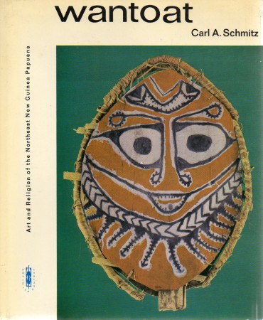 First  cover of 'WANTOAT. ART AND RELIGION OF THE NORTHEAST NEW GUINEA PAPUANS.'
