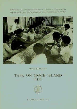 First  cover of 'TAPA ON MOCE ISLAND FIJI.'