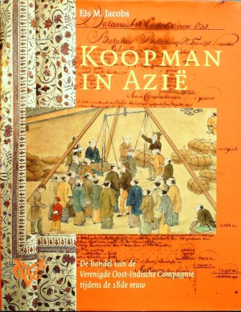 First  cover of 'KOOPMAN IN AZIË.'