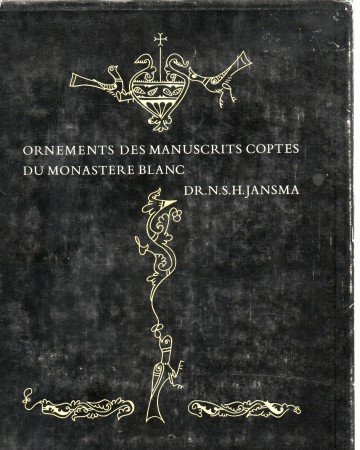 First  cover of 'ORNEMENTS DES MANUSCRIPTS COPTES DU MONASTERE BLANC.'