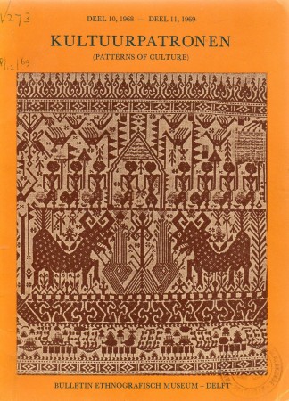 First  cover of 'NOGMAALS SENTANI.'