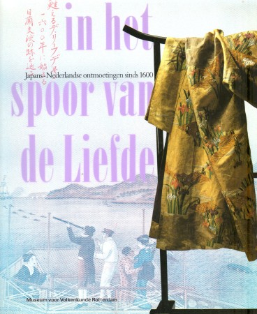 First  cover of 'IN HET SPOOR VAN DE LIEFDE.'