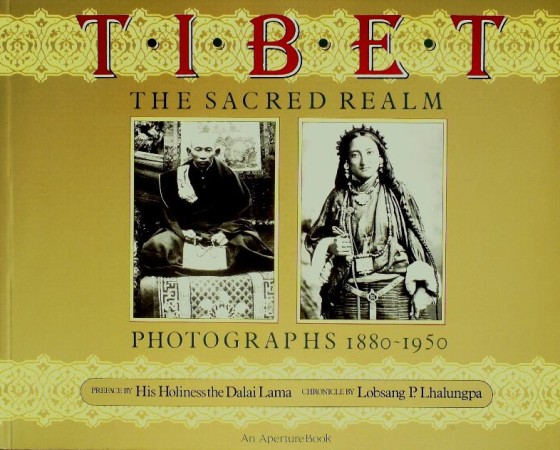 First  cover of 'TIBET. THE SACRED REALM. PHOTOGRAPHS 1880-1950.'