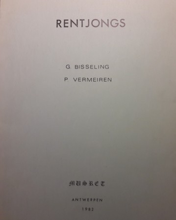 First  cover of 'RENTJONGS.'